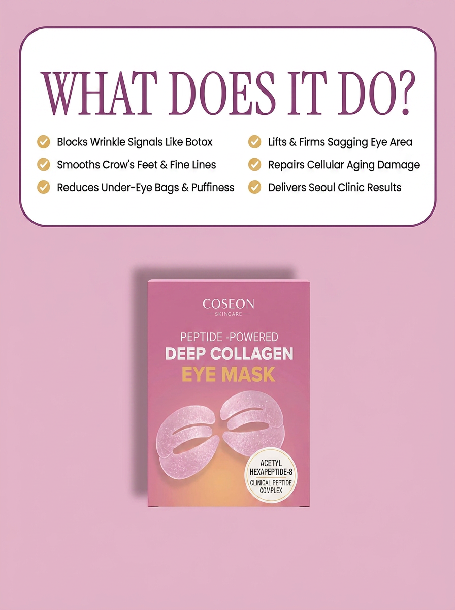 Peptide-Powered Deep Collegen Eye Mask